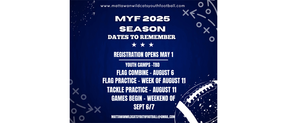 2025 Season Dates